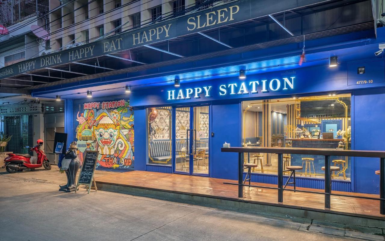 Happy Station Bangkok Pansiyon Dış mekan fotoğraf